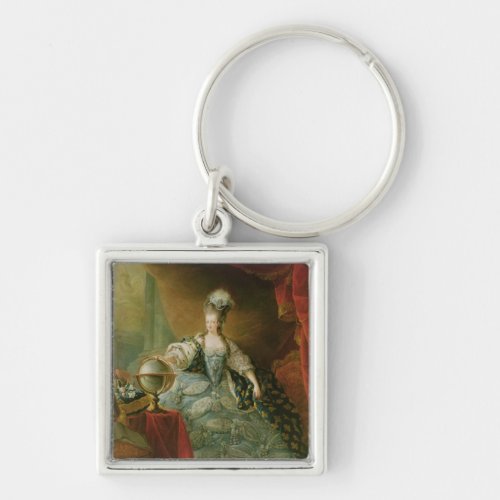 Portrait of Marie Antoinette  Queen of France Keychain