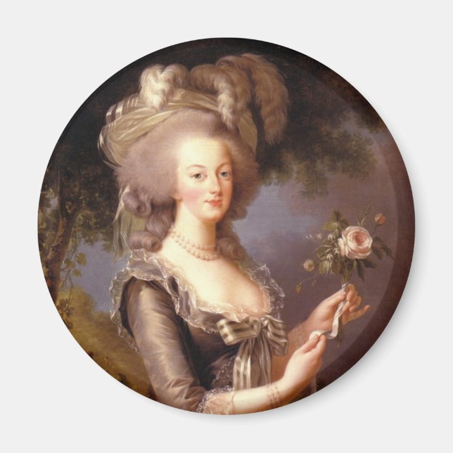 Portrait of Marie Antoinette, Queen of France Magnet (Front)