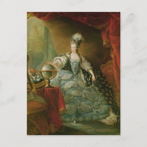 Portrait of Marie Antoinette  Queen of France Postcard