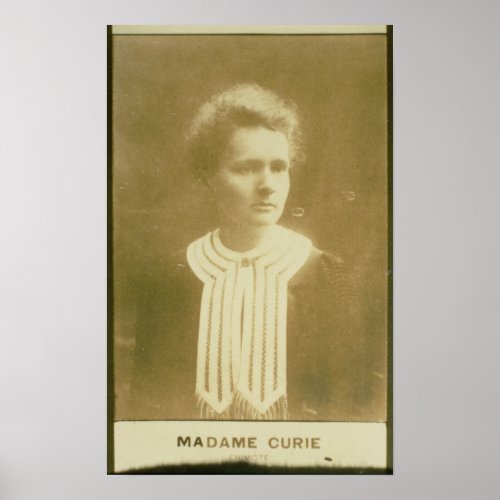 Portrait of Marie Curie Poster