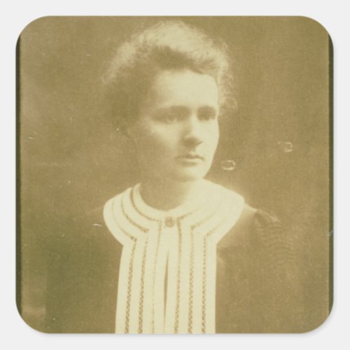 Portrait of Marie Curie Square Sticker