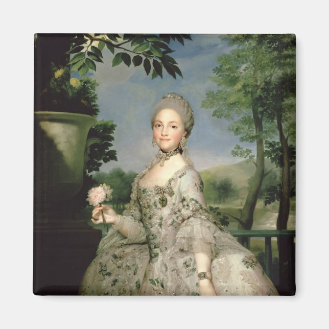 Portrait of Marie-Louise of Bourbon Magnet (Front)