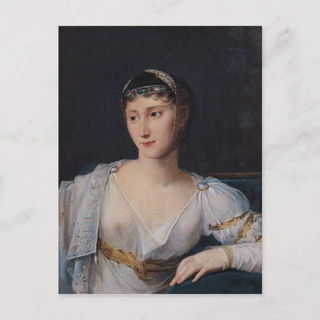 Portrait of Marie-Pauline Bonaparte Postcard (Front)