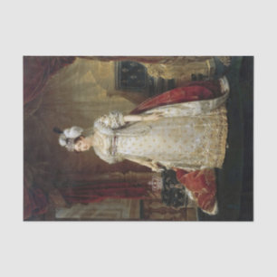 Portrait of Marie Therese Charlotte of France Tissue Paper