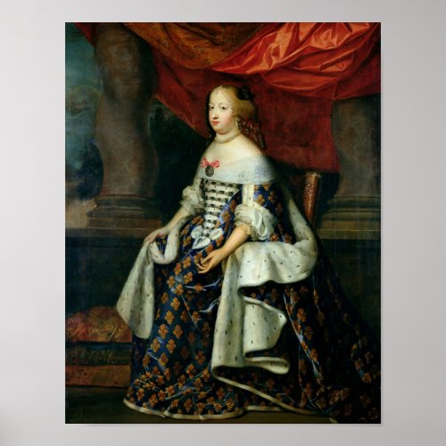 Portrait of Marie_Therese  of Austria Poster