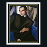 Portrait of Marquis Sommi, by Tamara de Lempicka, Poster<br><div class="desc">Art Deco Portrait of Marquis Sommi,  by Tamara de Lempicka,  1925</div>