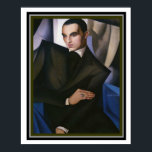 Portrait of Marquis Sommi, by Tamara de Lempicka, Poster<br><div class="desc">Art Deco Portrait of Marquis Sommi,  by Tamara de Lempicka,  1925</div>