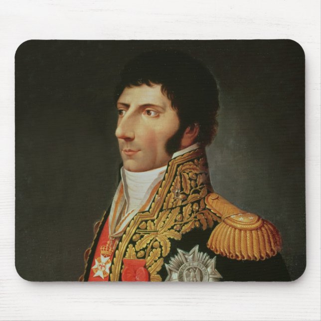 Portrait of Marshal Charles Jean Bernadotte Mouse Pad (Front)
