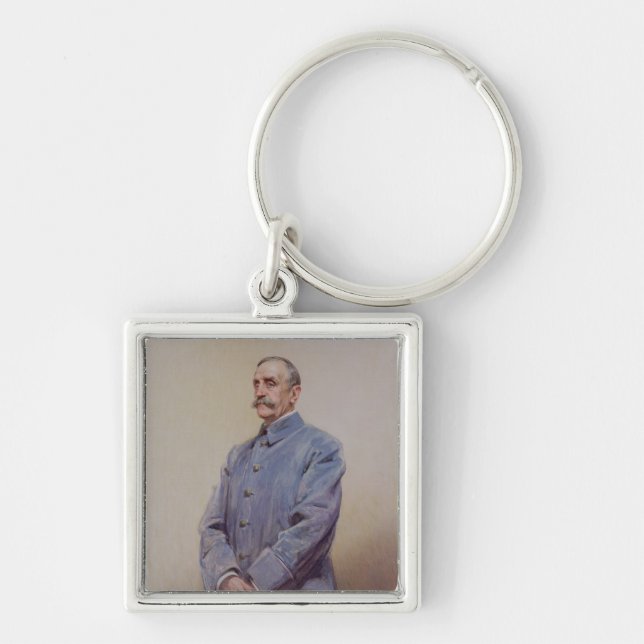 Portrait of Marshal Ferdinand Foch  1920 Keychain (Front)