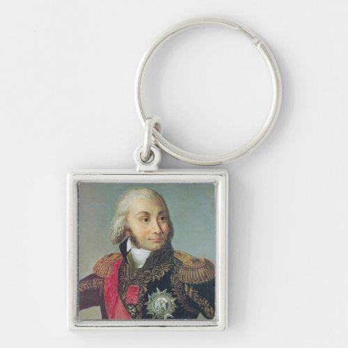Portrait of Marshal Jean_Baptiste Jourdan Keychain