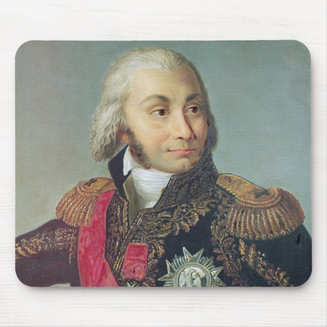 Portrait of Marshal Jean-Baptiste Jourdan Mouse Pad (Front)