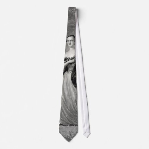 Portrait of Martha Washington tie