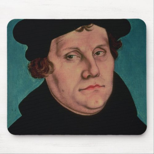 Portrait of Martin Luther 1529 Mouse Pad