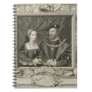 Portrait of Mary (1496-1533) Queen of France, and Notebook