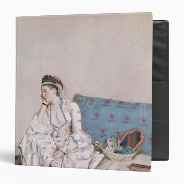 Portrait of Mary Gunning 3 Ring Binder (Front/Inside)