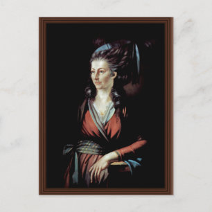 Portrait Of Mary Hess By Johann Heinrich Füssli (B Postcard