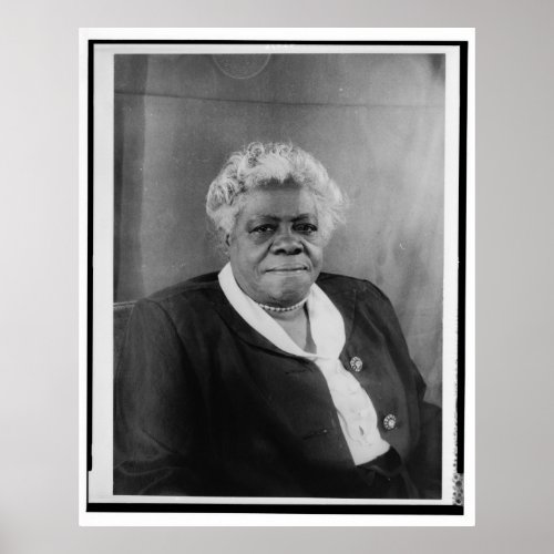Portrait of Mary McLeod Bethune Poster