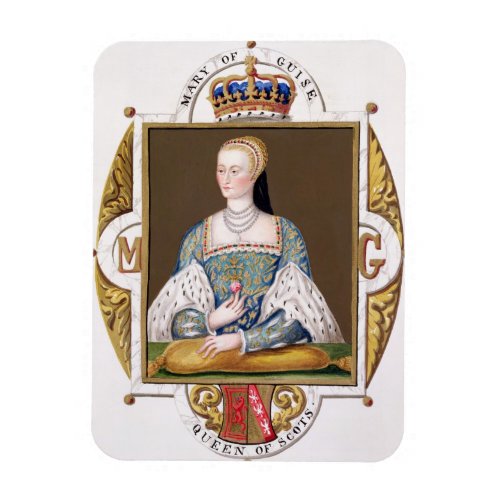 Portrait of Mary of Guise 1515_60 Queen of Scotl Magnet