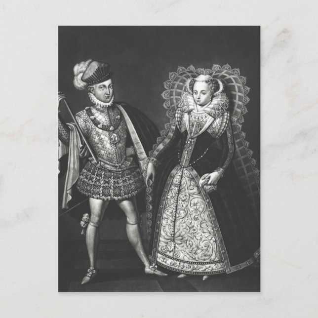 Portrait of Mary Queen of Scots Postcard (Front)