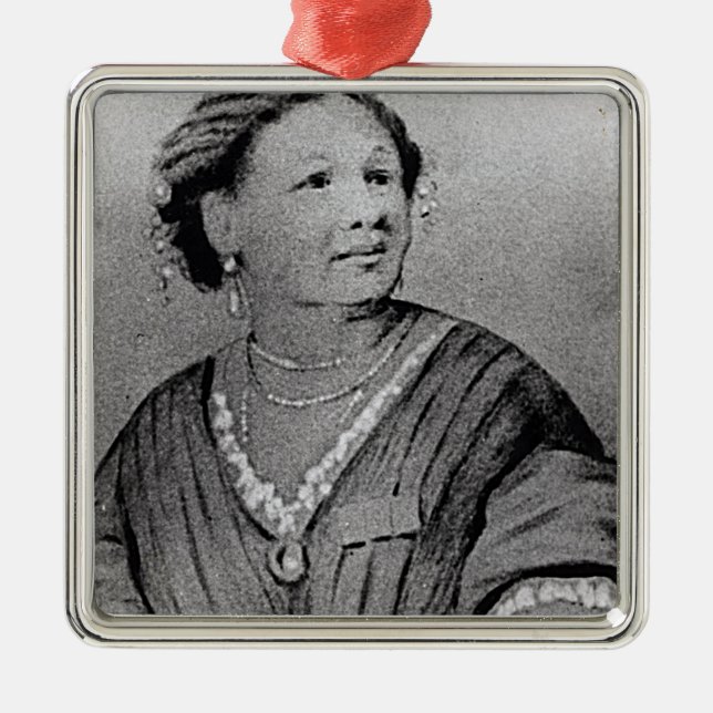 Portrait of Mary Seacole Metal Ornament (Front)
