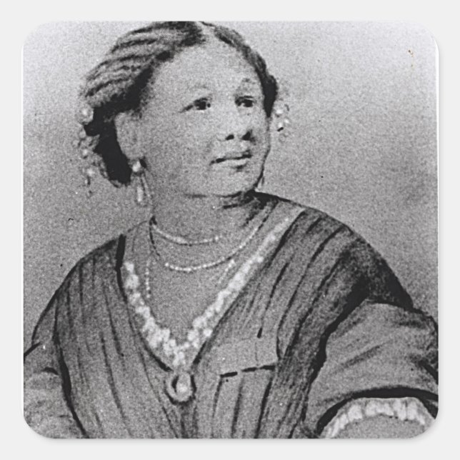 Portrait of Mary Seacole Square Sticker (Front)