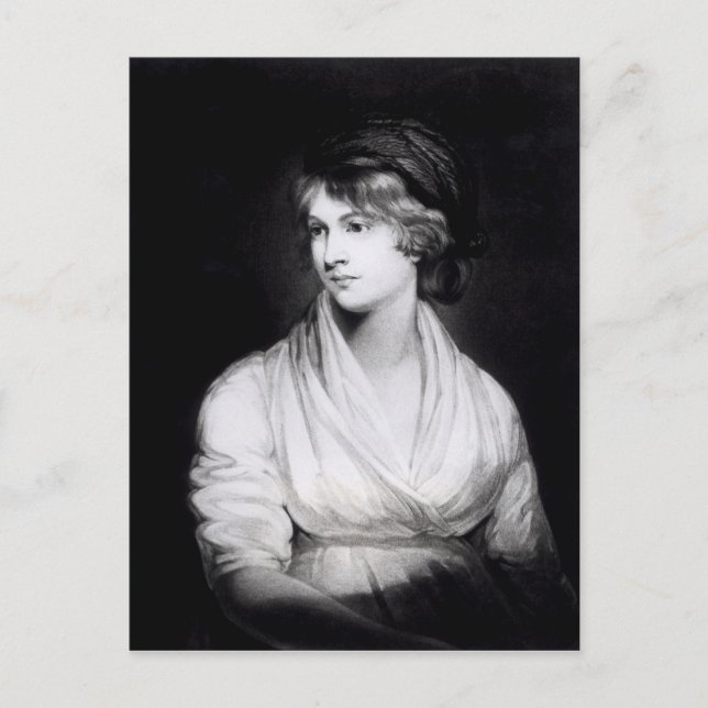 Portrait of Mary Wollstonecraft Godwin Postcard (Front)