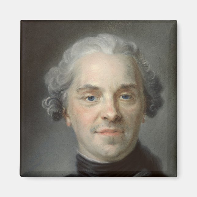 Portrait of Maurice, Comte de Saxe  1747 Magnet (Front)