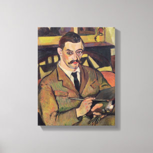 Portrait of Maurice Utrillo  1921 Canvas Print