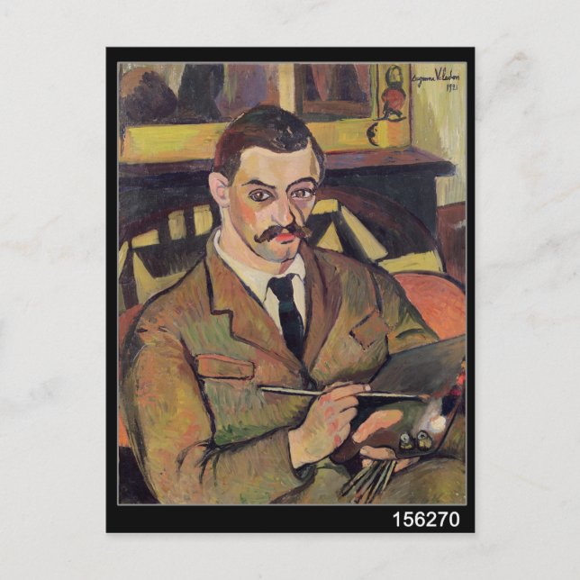 Portrait of Maurice Utrillo  1921 Postcard (Front)