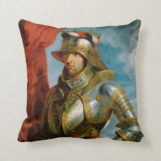 Portrait of Maximilian I Holy Roman Emperor Rubens Throw Pillow