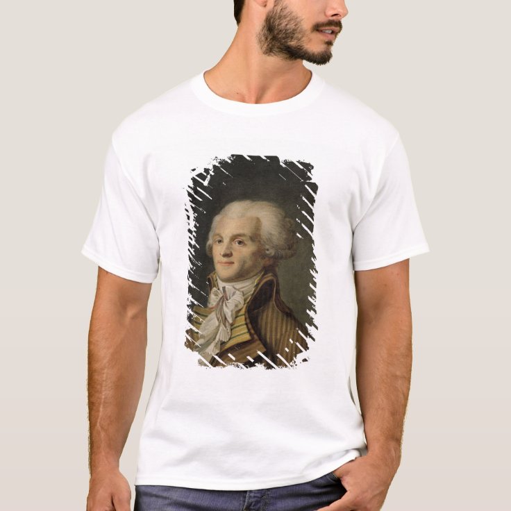 Portrait of Maximilien de Robespierre TShirt Zazzle