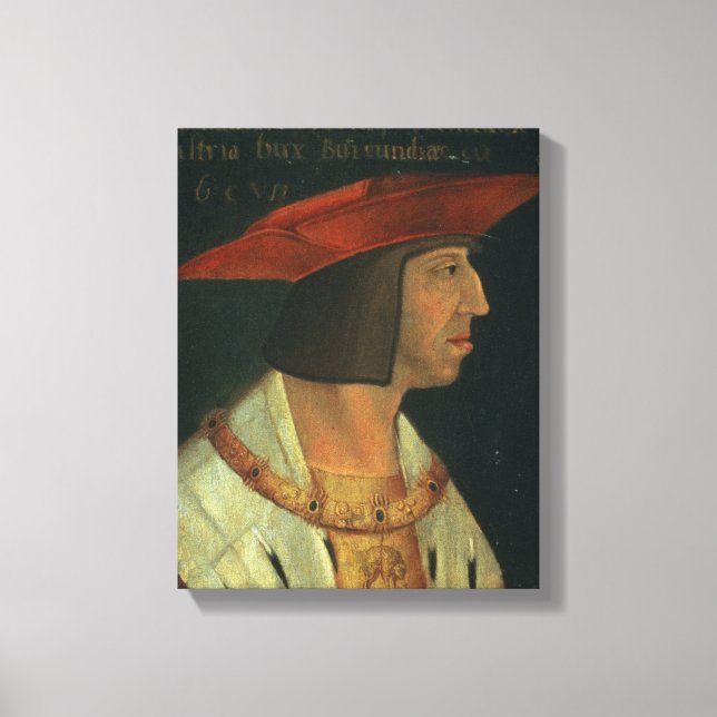 Portrait of Maximillian I Canvas Print (Front)