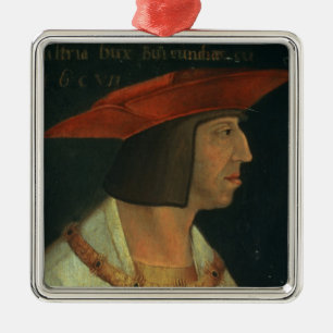 Portrait of Maximillian I Metal Ornament