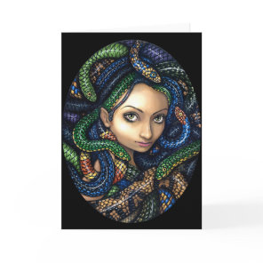 "Portrait of Medusa" Greeting Card