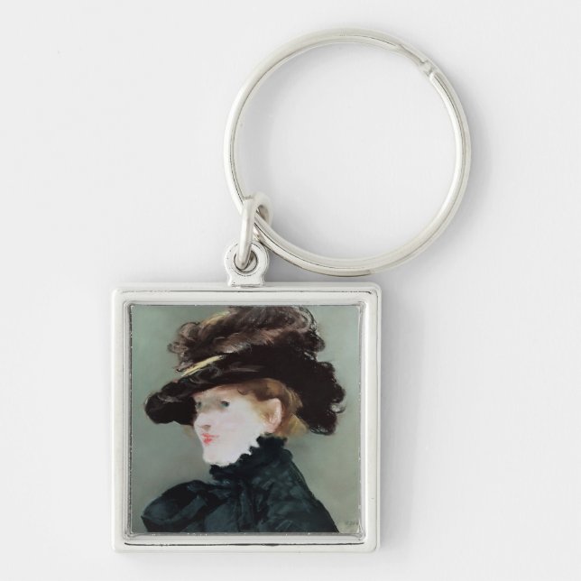 Portrait of Mery Laurent  1882 Keychain (Front)