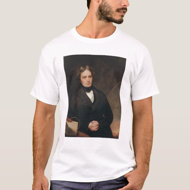 Portrait of Michael Faraday  1841-42 T-Shirt (Front)