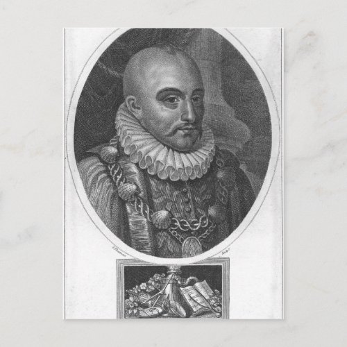 Portrait of Michel de Montaigne Postcard