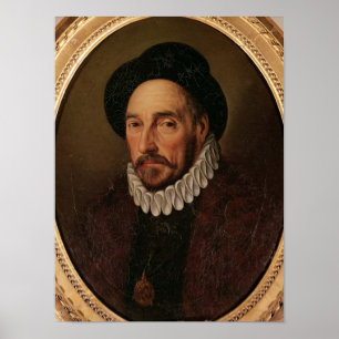 Portrait of Michel Eyquem de Montaigne Poster