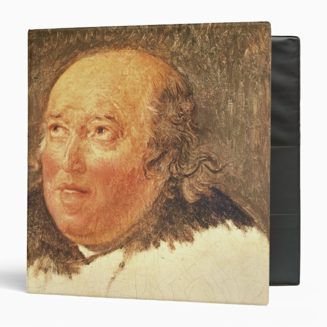 Portrait of Michel Gerard 3 Ring Binder (Front/Inside)