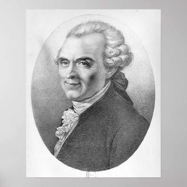 Portrait of Michel-Jean Sedaine Poster (Front)