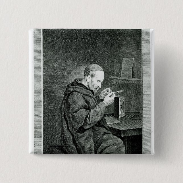 Portrait of Michel Nostradamus Pinback Button (Front)