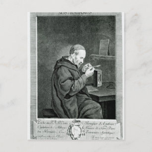 Portrait of Michel Nostradamus Postcard