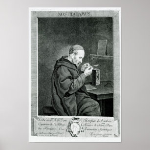 Portrait of Michel Nostradamus Poster