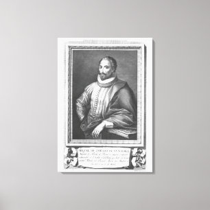 Portrait of Miguel de Cervantes Saavedra Canvas Print