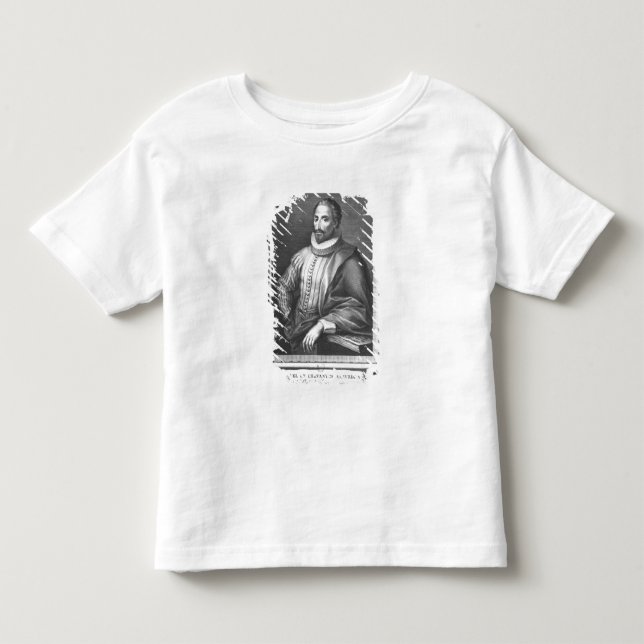 Portrait of Miguel de Cervantes Saavedra Toddler T-shirt (Front)