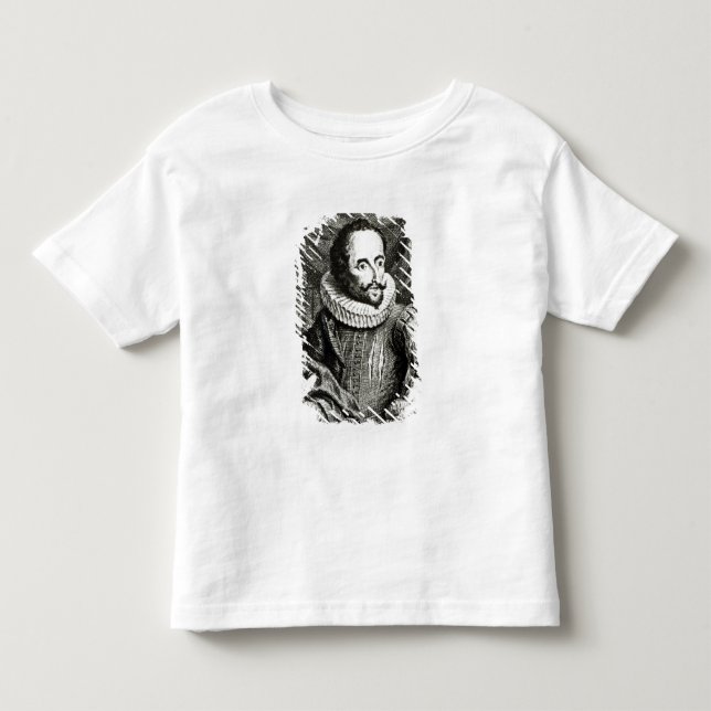 Portrait of Miguel de Cervantes Saavedra Toddler T-shirt (Front)