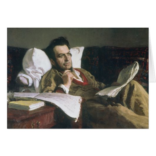 Portrait of Mikhail Glinka Cards (Front Horizontal)