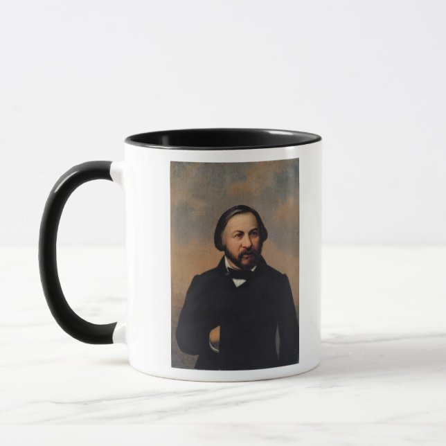 Portrait of Mikhail Ivanovich Glinka , 1850s Mug (Left)