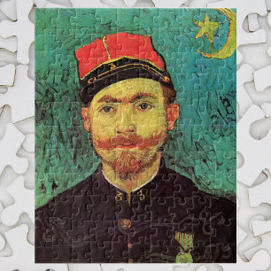 Portrait of Milliet, The Lover by Vincent van Gogh Jigsaw Puzzle
