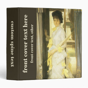 Portrait of Miss Lloyd by Tissot, Vintage Portrait 3 Ring Binder